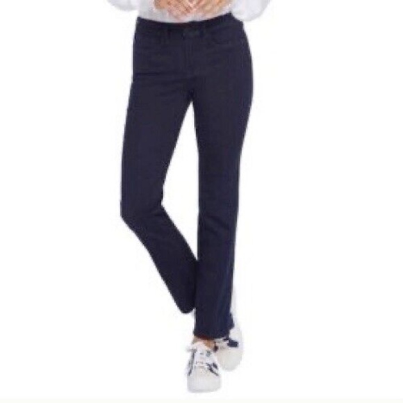 NYDJ Jeans Sheri Slim Tummy Control High Rise Stretch Denim Rinse - Picture 4 of 10